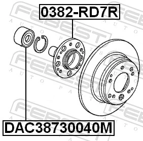 Wheel Bearing DAC38730040M