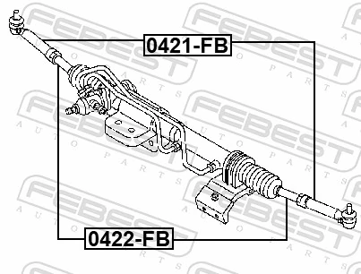 FEBEST 0421-FB Tie Rod End