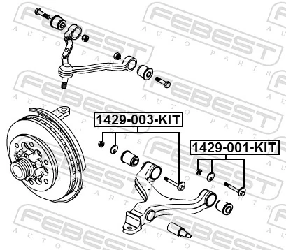FEBEST 1429-003-KIT Camber Correction Screw Set