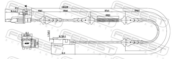 Sensor, revoluciones de la rueda 25606-001