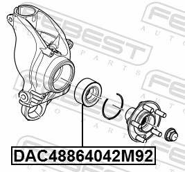 Wheel Bearing DAC48864042M92