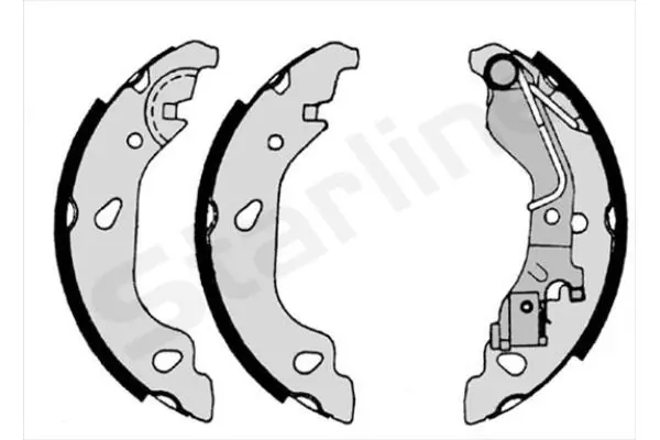 Brake Shoe Set BC 07690