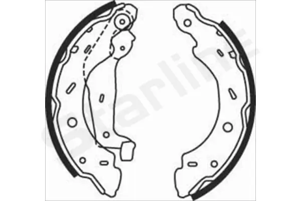 Brake Shoe Set BC 07750