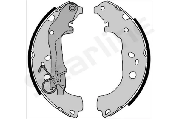 Brake Shoe Set BC 08590