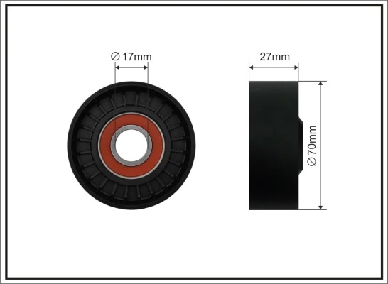 Tensioner Pulley, V-ribbed belt 11-97