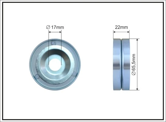Tensioner Pulley, V-ribbed belt 500024