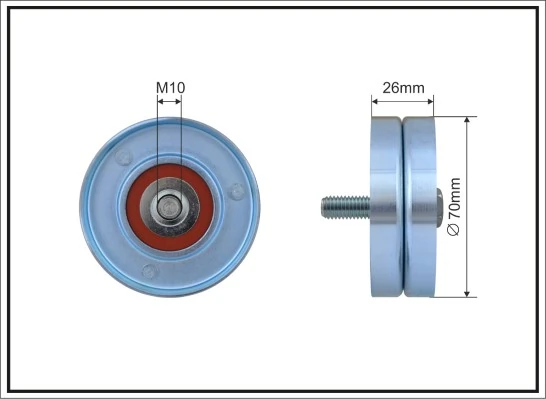 Deflection/Guide Pulley, V-ribbed belt 60-05