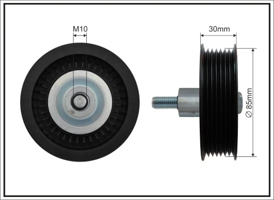 Deflection/Guide Pulley, V-ribbed belt 500275