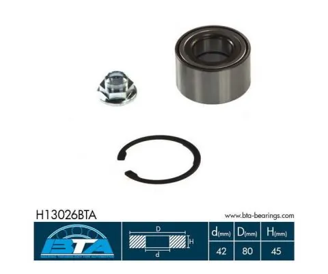 Wheel Bearing Kit H13026BTA