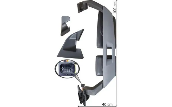 PACOL VOL-MR-043L Exterior Mirror