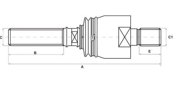 S-TR STR-11A118 Inner Tie Rod