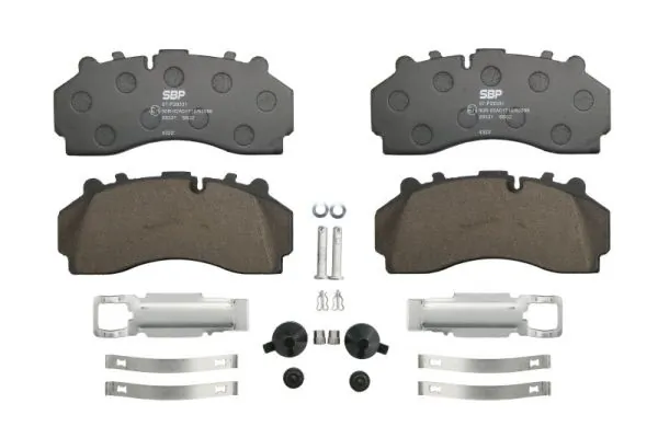 Brake Pad Set, disc brake 07-P29331