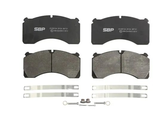 Brake Pad Set, disc brake 07-P29124