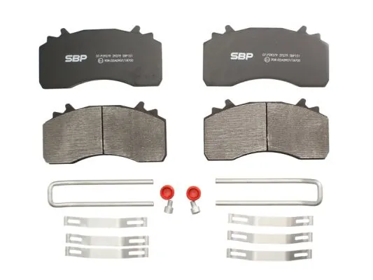 Brake Pad Set, disc brake 07-P29279