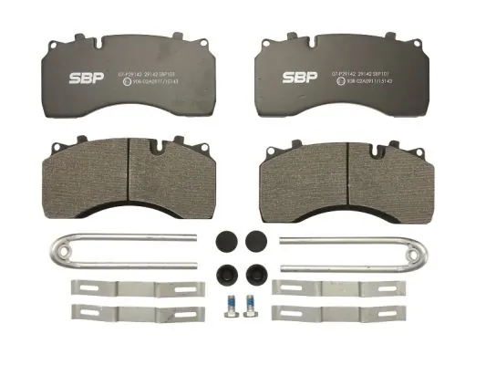 Brake Pad Set, disc brake 07-P29142