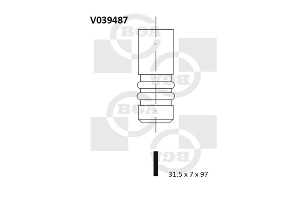 Exhaust Valve V039487