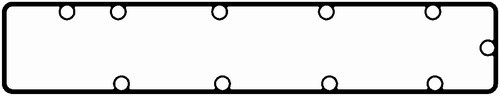 Gasket, cylinder head cover RC8367