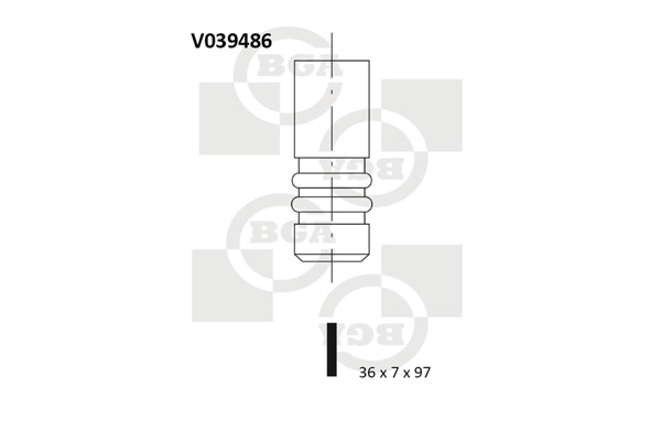 Intake Valve V039486