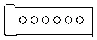 Gasket Set, cylinder head cover RK6339