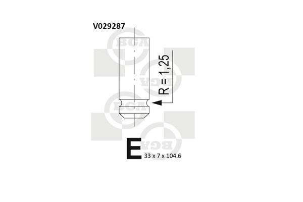 Intake Valve V029287