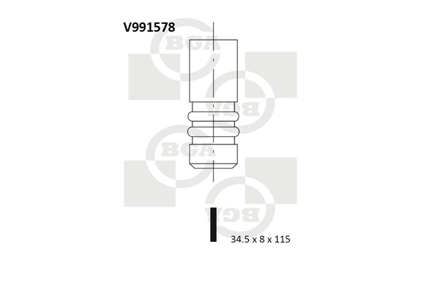 Exhaust Valve V991578