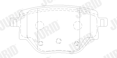 Brake Pad Set, disc brake 573898J