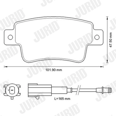 Brake Pad Set, disc brake 573345J