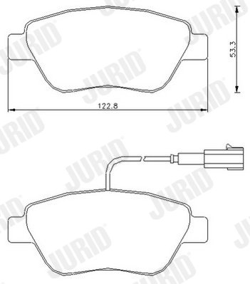 Brake Pad Set, disc brake 573164J