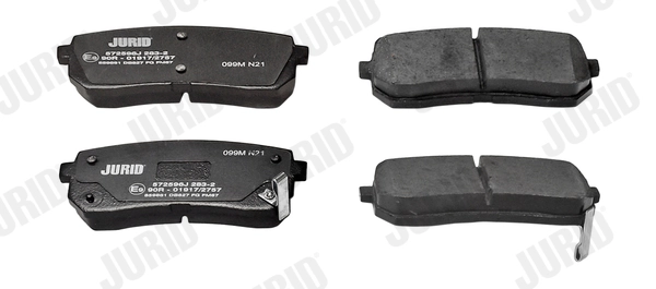 Brake Pad Set, disc brake 572596J