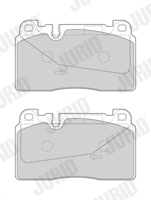 Brake Pad Set, disc brake 573688J