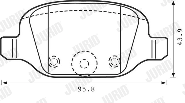 Brake Pad Set, disc brake 573019J