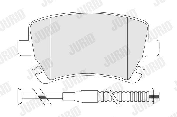 Brake Pad Set, disc brake 573225J