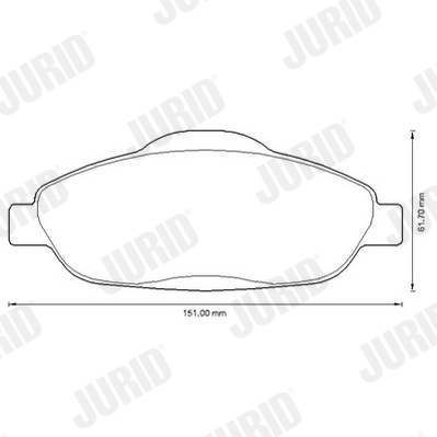 Brake Pad Set, disc brake 573241J