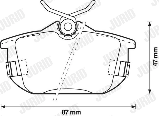 Brake Pad Set, disc brake 571941J