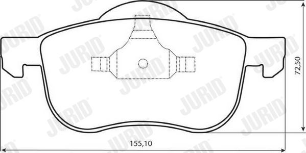 Brake Pad Set, disc brake 573003J