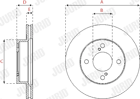 Brake Disc PREMIER 563253JC