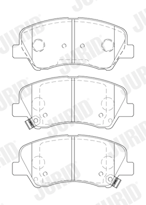 Brake Pad Set, disc brake 573866J