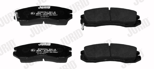 JURID 572275J Brake Pad Set, disc brake