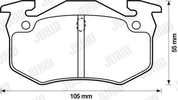 Brake Pad Set, disc brake 571334J