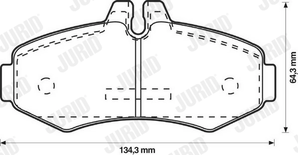 Brake Pad Set, disc brake 571946J