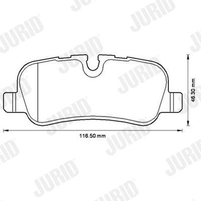 Brake Pad Set, disc brake 572522J