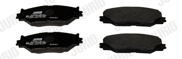 Brake Pad Set, disc brake 572620J