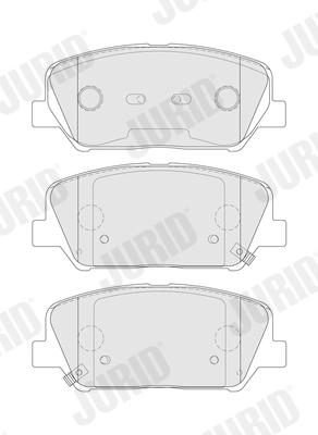 Brake Pad Set, disc brake 573407J