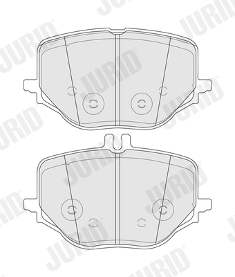 JURID 574218J Brake Pad Set, disc brake