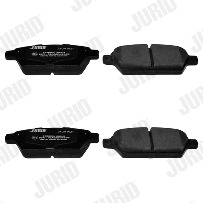 JURID 572653J Brake Pad Set, disc brake