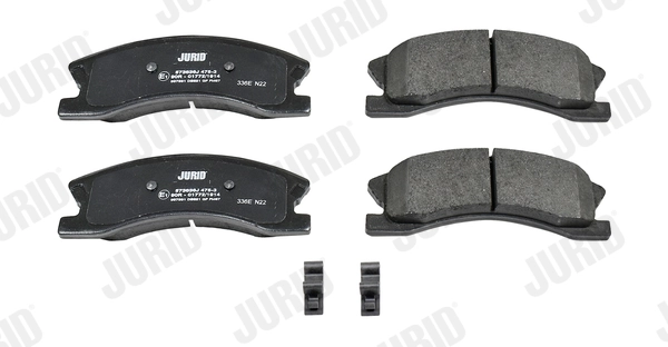JURID 573636J Brake Pad Set, disc brake