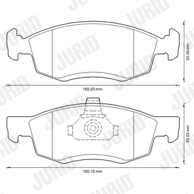 Brake Pad Set, disc brake 573295J