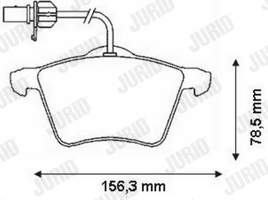 Brake Pad Set, disc brake 573045J