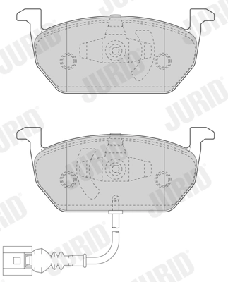 Brake Pad Set, disc brake 573606J