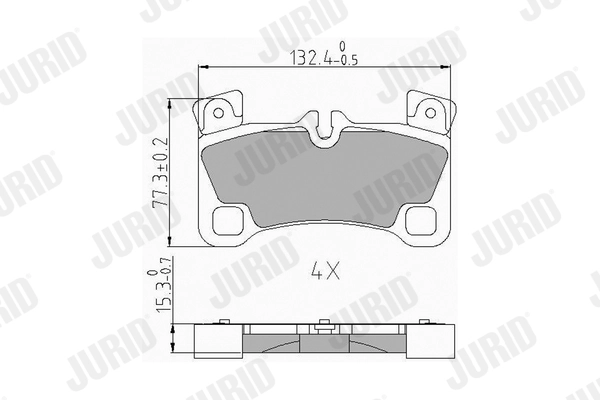 Brake Pad Set, disc brake 573339J